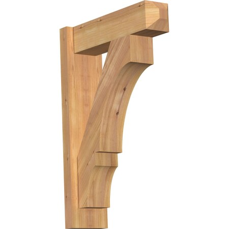 Ekena Millwork Balboa Smooth Craftsman Outlooker, Western Red Cedar, 5 1/2"W x 18"D x 26"H OUT06X18X26BOA04SWR